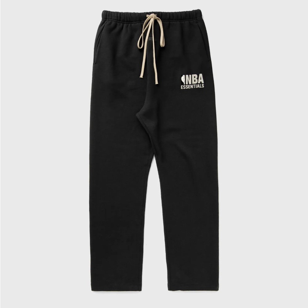 Essentials Black Relaxed Sweatpants